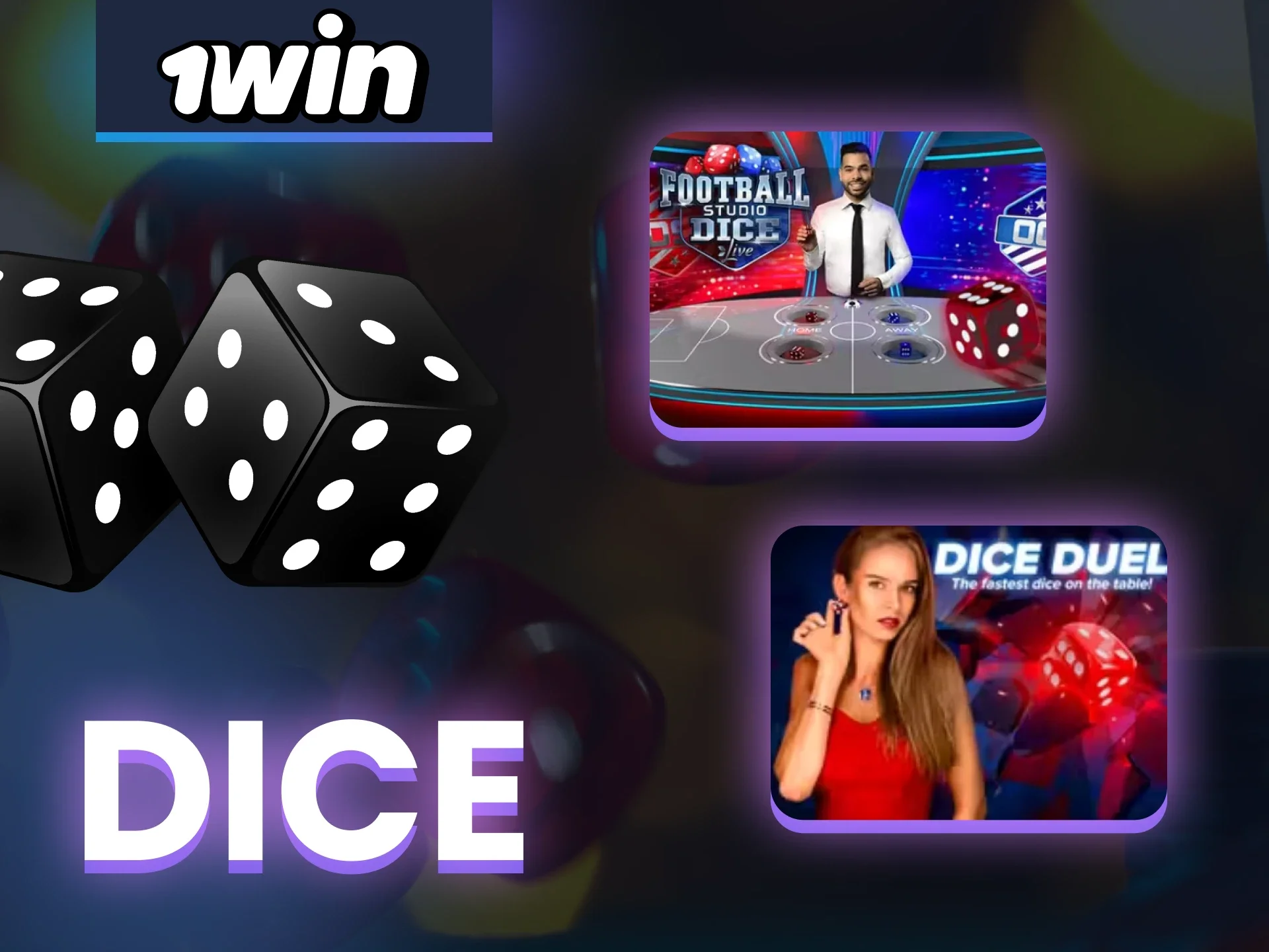 For live casino games at 1win, go to the Dice section.