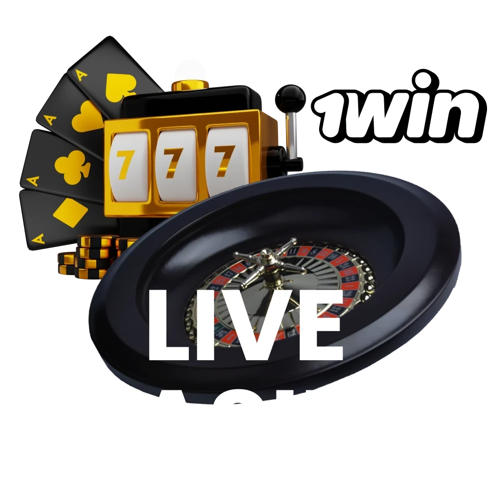 For games on 1win, choose a live casino.