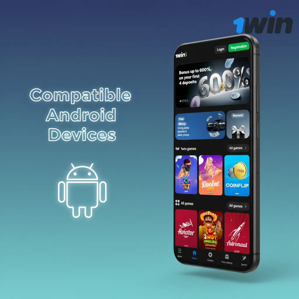 List of compatible Android devices including Samsung Galaxy, Xiaomi Redmi, Realme, Vivo, Oppo, OnePlus, Motorola, and Google Pixel